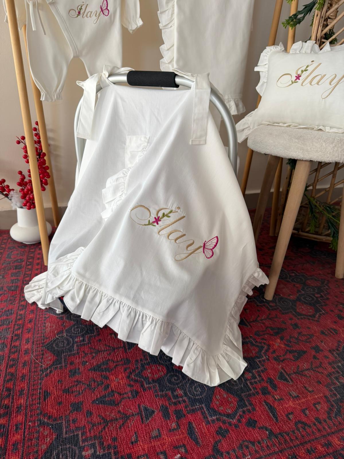 Alay Elegant Penye & Pamuk Saten Hastane Çıkışı Seti