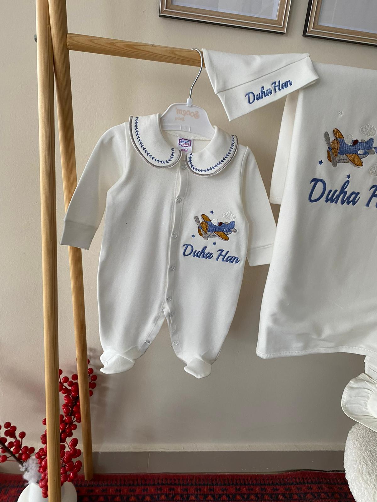 Duha Han Soft Penye Hastane Çıkışı Seti
